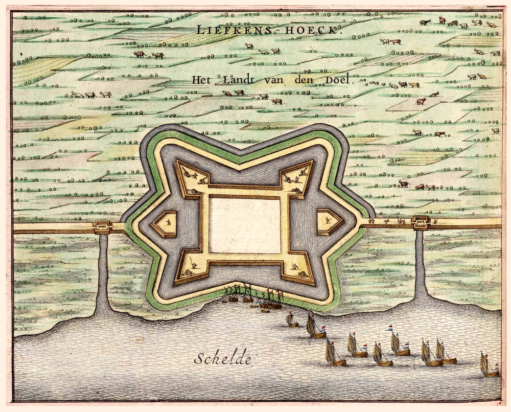 Fort Liefkenshoek 1649 Blaeu
